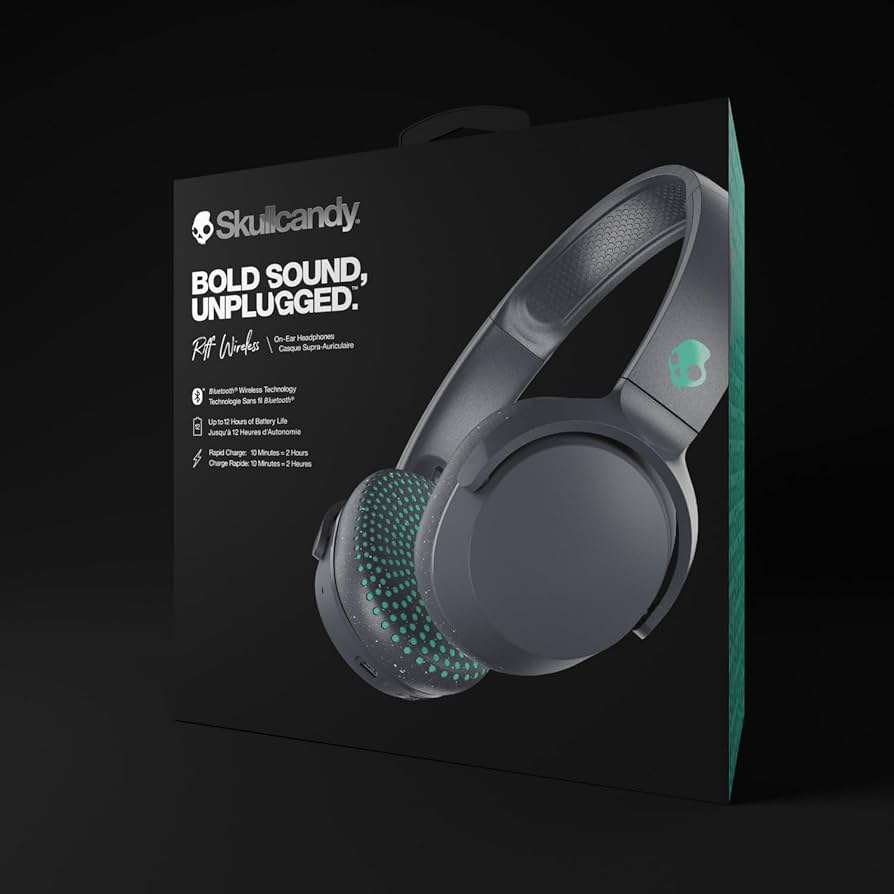 Amazon.co.jp: SkullCandy RIFF WIRELESS GRAY MIAMI S5PXW-L672